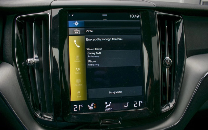 Volvo XC 60 cena 174900 przebieg: 42209, rok produkcji 2021 z Jedlina-Zdrój małe 466